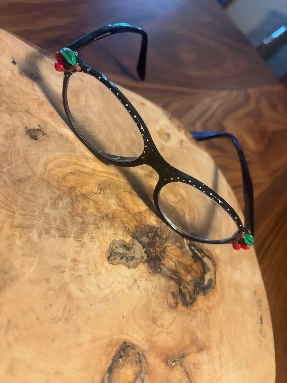 Vintage Black Cherry Accent Reading Glasses +2.00